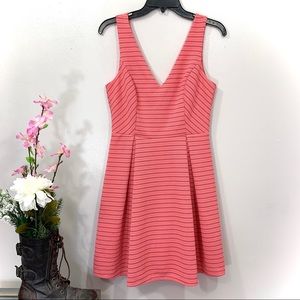 Maitai Women’s Coral Sleeveless V-Neck Skater Dress